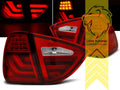 LT Pair LED Lightbar Rear Lights Tail Lamps BMW E91 3 Series Touring 05-08 red clear LHD
