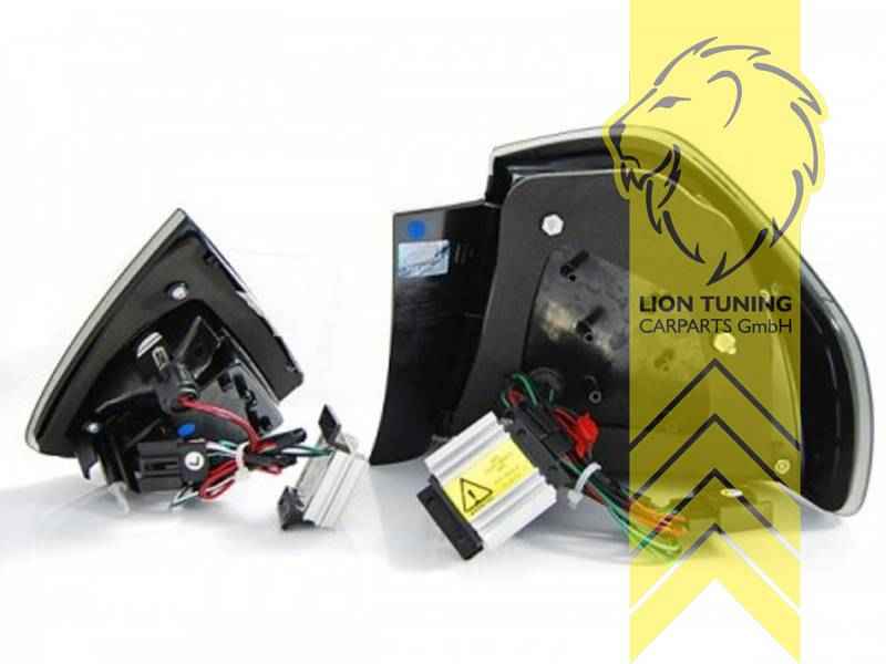 Light Bar LED Taillights Rear Lights for BMW E91 Touring — Black Smoke