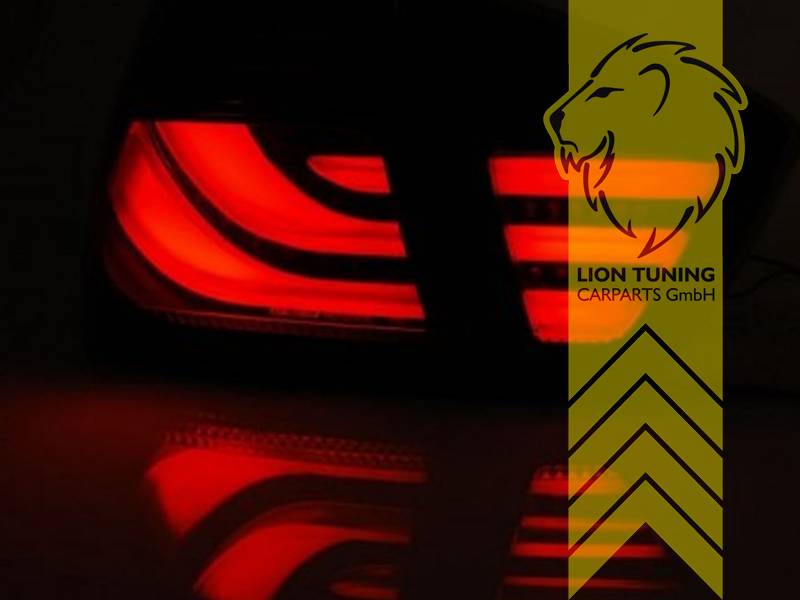 LT Pair LED Lightbar Rear Lights Tail Lamps BMW E91 3 Series Touring 05-08 red clear LHD