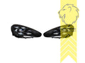 LT Pair LED DRL Halo Lightbar Headlights Porsche Cayenne 92A Facelift 14-17 black LHD
