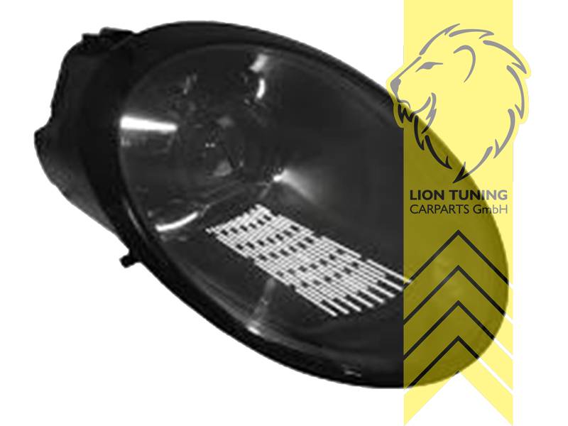 LT Pair LED DRL Halo Lightbar Headlights Porsche 911 997 04-11 black LHD