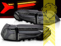 LT Pair LED DRL Dynamic Sequential Lightbar REAR LIGHTS Tail Lamps Toyota RAV4 A5 H5 smoke 18-20 LHD