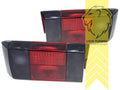 LT Pair Latest Gen Style Halogen REAR LIGHTS Tail Lamps VW Golf 1 Cabrio 155 17 74-93 black red OEM Style LHD