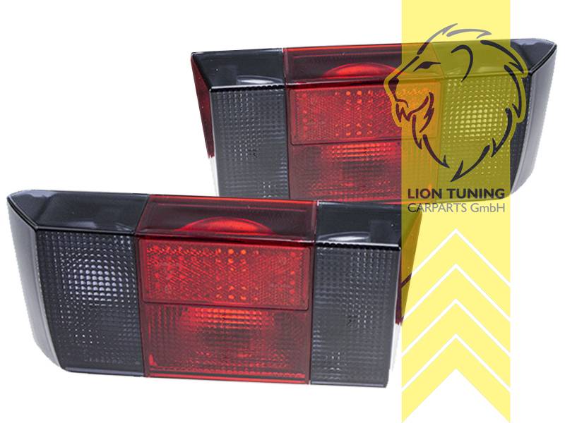 LT Pair Latest Gen Style Halogen REAR LIGHTS Tail Lamps VW Golf 1 Cabrio 155 17 74-93 black red OEM Style LHD