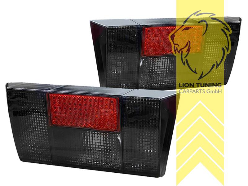 LT Pair Latest Gen Style Halogen REAR LIGHTS Tail Lamps VW Golf 1 Cabrio 155 17 74-93 black smoke red OEM Style LHD