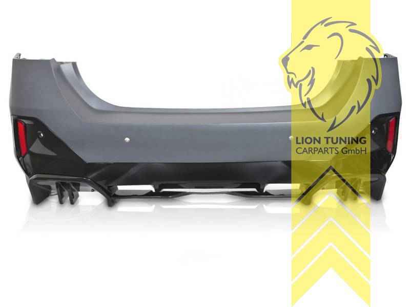 Rear Bumper Sport Look for BMW 5 Series G60 – PDC/Parking Assistant, Primed