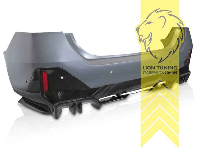 Rear Bumper Sport Look for BMW 5 Series G60 – PDC/Parking Assistant, Primed