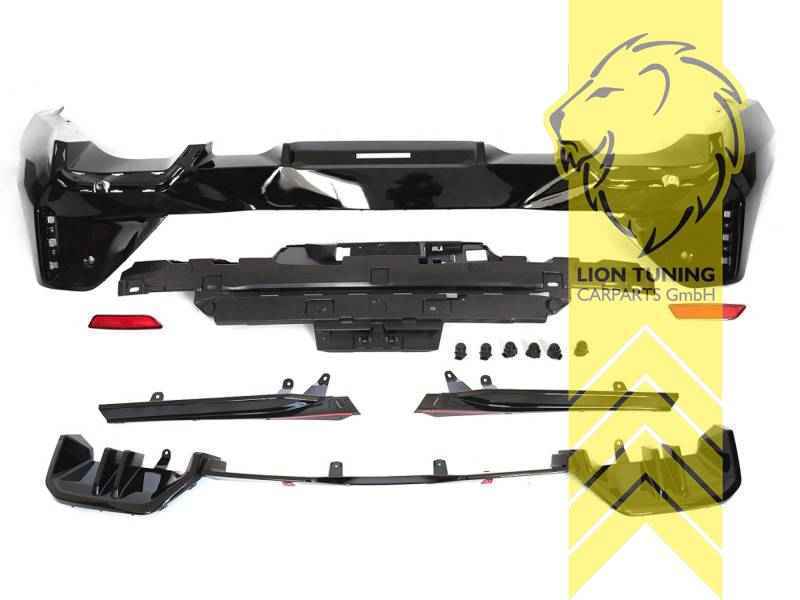 Rear Bumper Sport Look for BMW 5 Series G60 – PDC/Parking Assistant, Primed