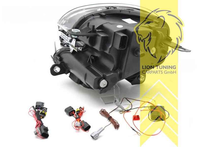 LTG Pair Full LED Headlights with Dynamic DRL for Mini Countryman R60 / Paceman R61 – Black LHD