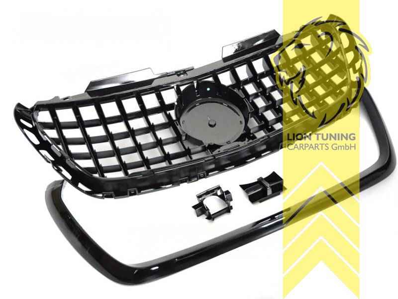 Sport Grille Radiator Grille for Mercedes-Benz Sprinter W907/W910 – Gloss Black