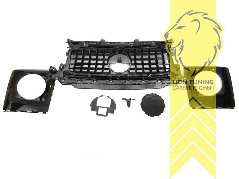 Sport Bumper Grille Radiator Grille for Mercedes-Benz G-Class W461 W463 Facelift 2 W464 05/2018 - present Gloss Black ACC