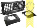 Sport Bumper Grille Radiator Grille for Mercedes-Benz G-Class W461 W463 Facelift 2 W464 05/2018 - present Gloss Black ACC