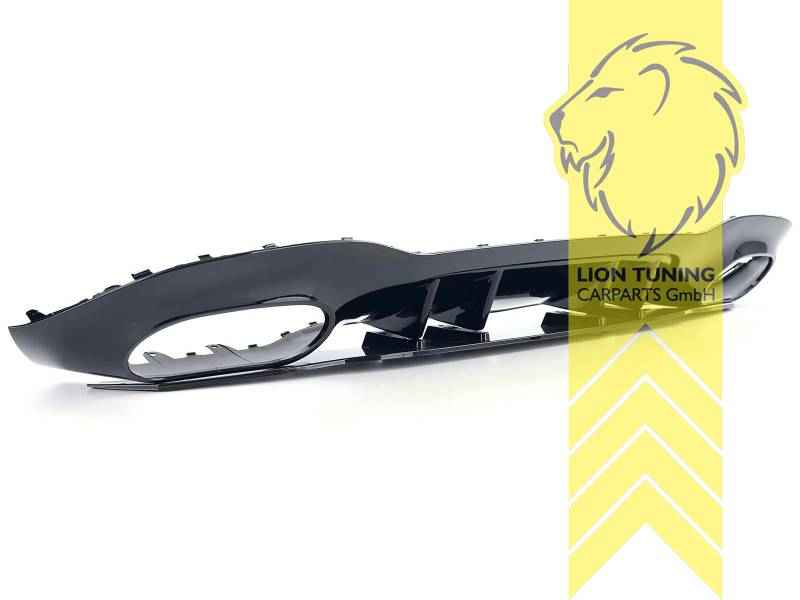 Rear Spoiler Diffuser Quad Exhaust Look for Mercedes-Benz A-Class W177 – AMG Line Gloss Black 03/2018 - 09/2022
