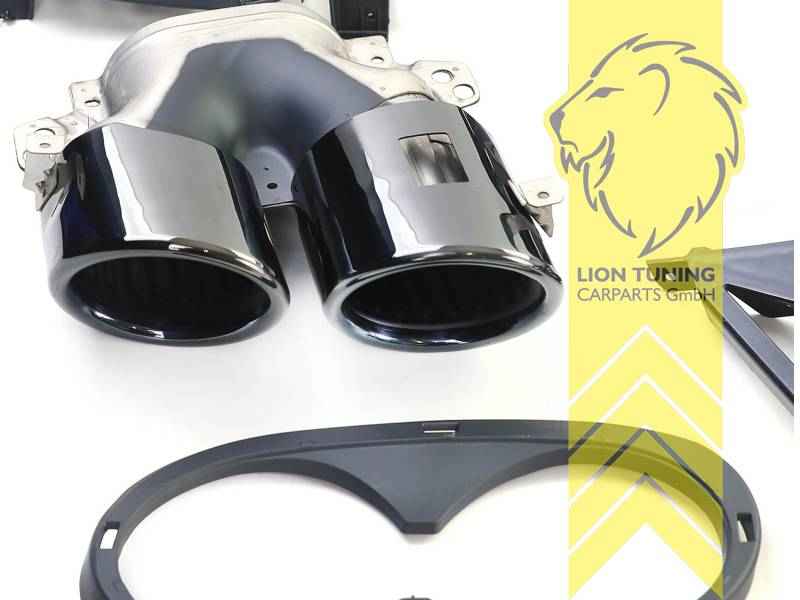 Rear Spoiler Diffuser Quad Exhaust Look for Mercedes-Benz A-Class W177 – AMG Line Gloss Black 03/2018 - 09/2022