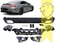 Rear Bumper Lower Spoiler Diffuser for Mercedes Benz CLS C257 – Gloss Black not for AMG Line 12/2017 - present