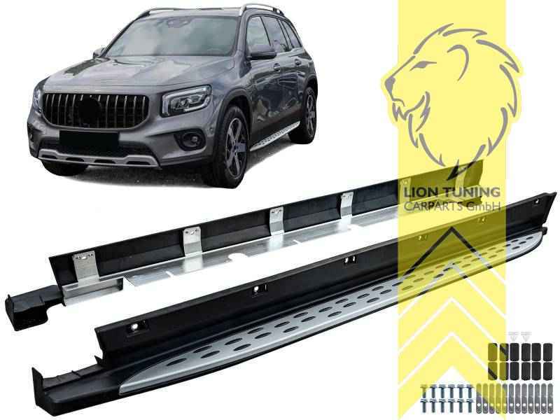 Running Boards Side Steps Set – Aluminium for Mercedes-Benz GLB X247