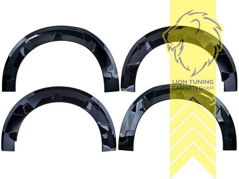 Wheel Arch Extensions Fender Flares for Ford Transit Custom 2 – Gloss Black 08/2023 - present