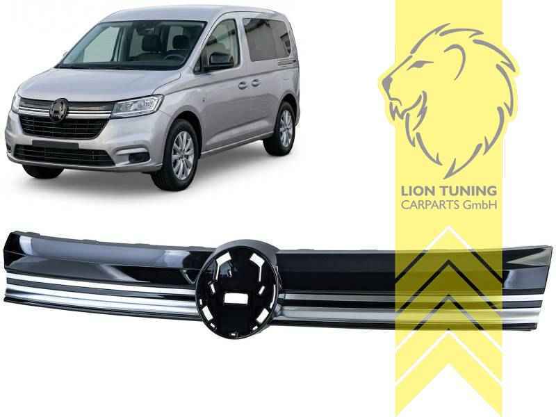 Sport Grille Radiator Grille for VW Caddy 5 SB – Chrome Black Gloss