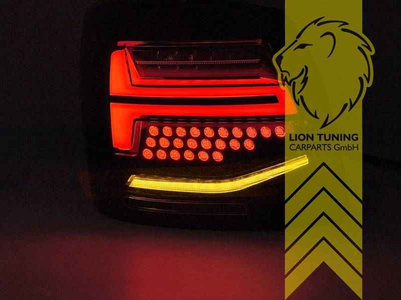 LTG Light Bar LED Taillights Rear Lights for VW Polo 6R 6C - Smoke (Pair)