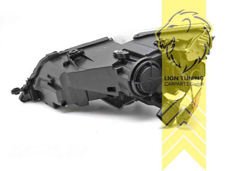 LTG Full LED Headlights Genuine DRL for Seat Leon 5F Sedan ST - Black, also for Facelift (Pair) LHD