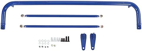 Seat Belt Harness Bar Kit, 49in Racing Safety Seat Belt Chassis Roll Harness Bar Rod Kit Stainless Steel Universal (Blue)