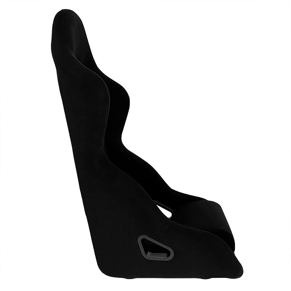 AutoStyle Sport seat 'Classic' - Black Synthetic leather - Non-reclinable back-rest - incl. slides