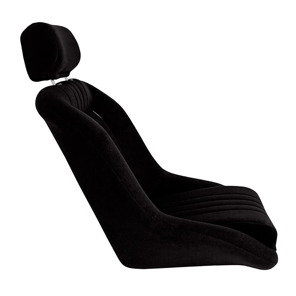 AutoStyle Sport seat 'Classic' - Black Synthetic leather - Non-reclinable back-rest - incl. slides