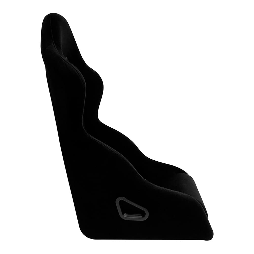 AutoStyle Sport seat 'Classic' - Black Synthetic leather - Non-reclinable back-rest - incl. slides