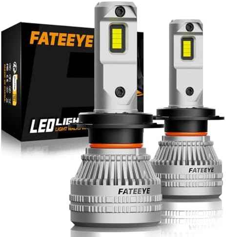 H7 LED Headlight Bulbs - 600% 38000LM 130W H7 Headlight Bulb Conversion Kit,6500K White Light LED Bulb with Fan,Plug and Play,IP68 Waterproof, Pack of 2