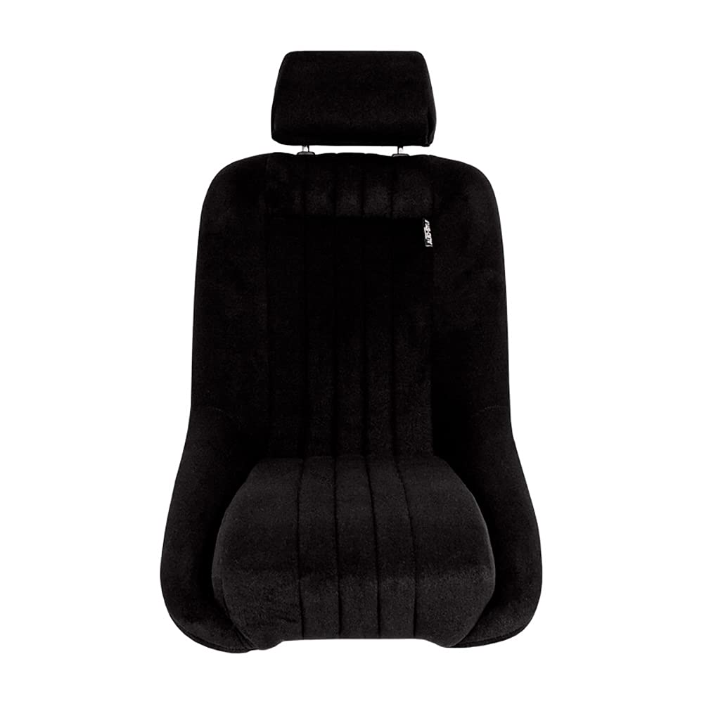 AutoStyle Sport seat 'Classic' - Black Synthetic leather - Non-reclinable back-rest - incl. slides