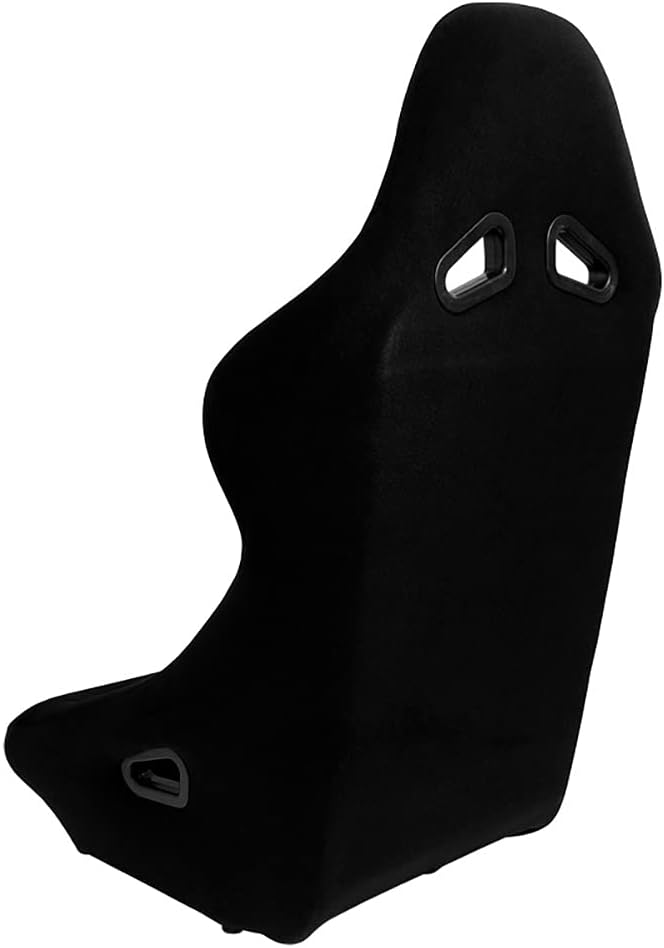 AutoStyle Sport seat 'Zandvoort' - Black - Non-reclinable back-rest - incl. slides