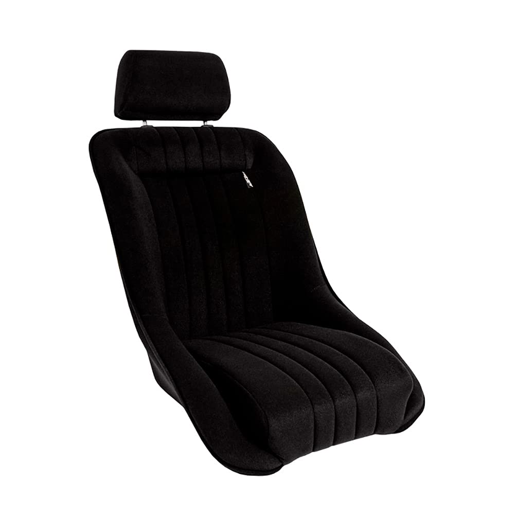 AutoStyle Sport seat 'Classic' - Black Synthetic leather - Non-reclinable back-rest - incl. slides