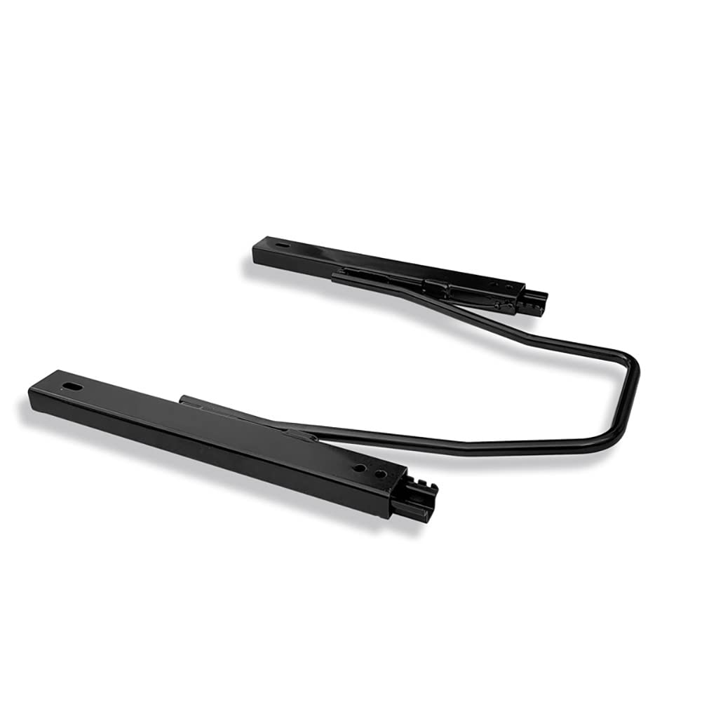 AutoStyle Sport seat 'Classic' - Black Synthetic leather - Non-reclinable back-rest - incl. slides