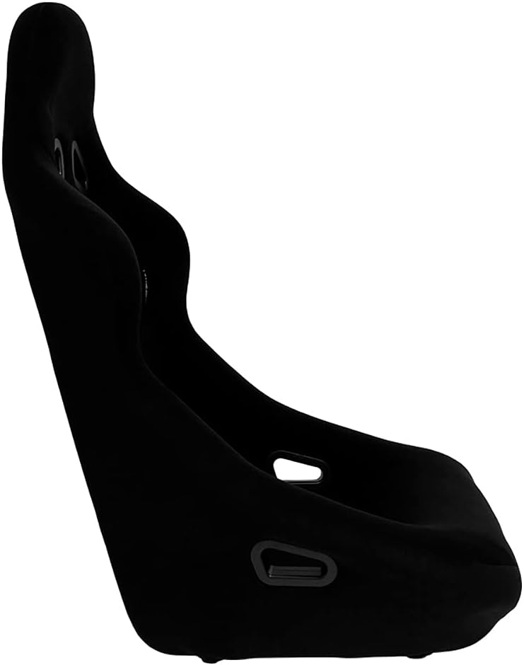 AutoStyle Sport seat 'Zandvoort' - Black - Non-reclinable back-rest - incl. slides