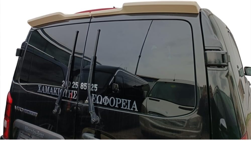 Motordrome Roof spoiler compatible with Mercedes Vito W447 2014- (with 2 barn doors) (PUR-IHS)