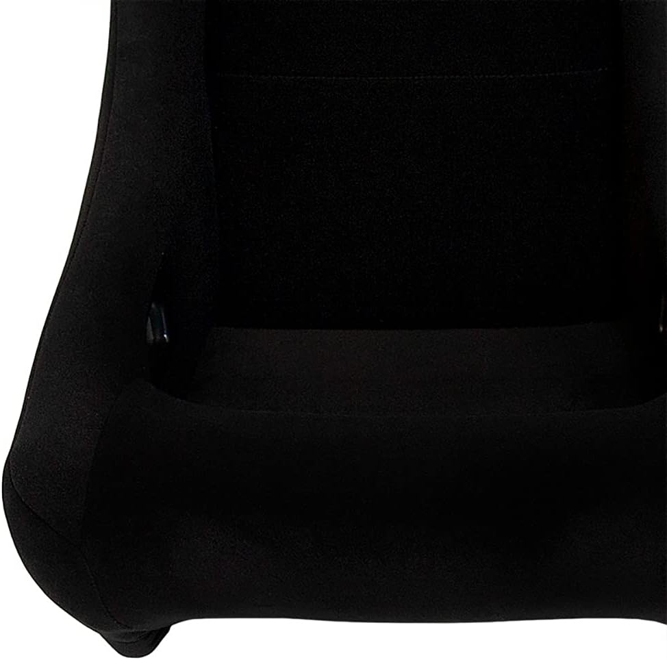 AutoStyle Sport seat 'Zandvoort' - Black - Non-reclinable back-rest - incl. slides