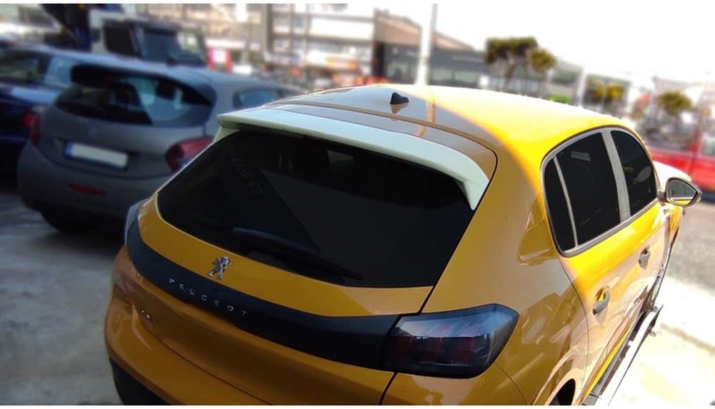 Motordrome Roof spoiler compatible with Peugeot 208 II HB 5-doors 2019- (excl. GT) (PU)