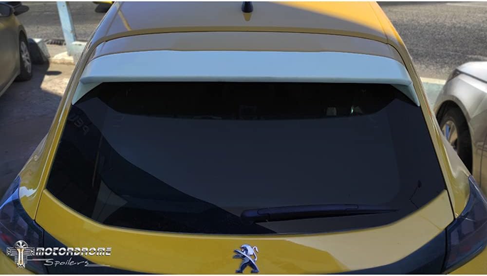 Motordrome Roof spoiler compatible with Peugeot 208 II HB 5-doors 2019- (excl. GT) (PU)