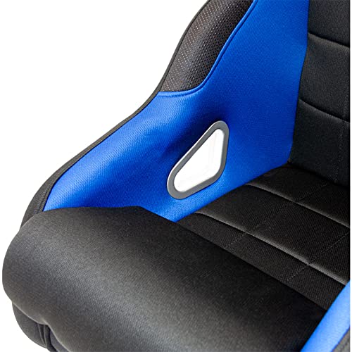 AutoStyle Sport seat 'K5' - Black/Red - Non-reclinable back-rest - incl. slides