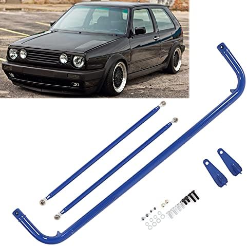 Seat Belt Harness Bar Kit, 49in Racing Safety Seat Belt Chassis Roll Harness Bar Rod Kit Stainless Steel Universal (Blue)