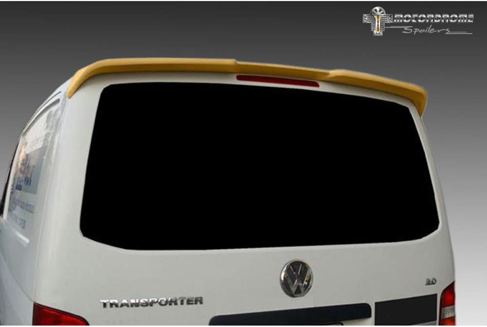 Motordrome Roof Spoiler Compatible with Volkswagen Transporter T5 2003-2015 (Models with Rear Tailgate) (PU)