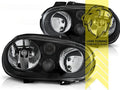 LTG Pair DEPO Headlights VW Golf 4 IV 1J1 1J5 1E7 sedan Variant Cabrio 97-06 LHD