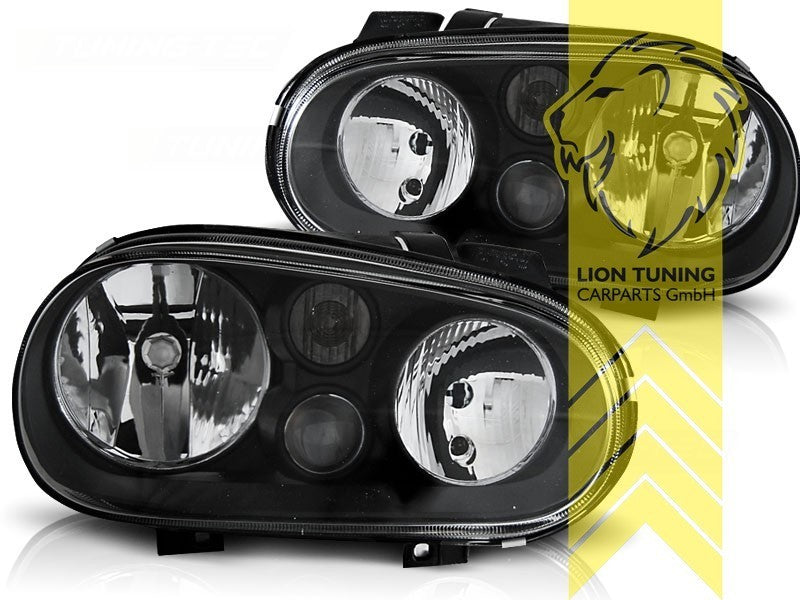 LTG Pair DEPO Headlights VW Golf 4 IV 1J1 1J5 1E7 sedan Variant Cabrio 97-06 LHD