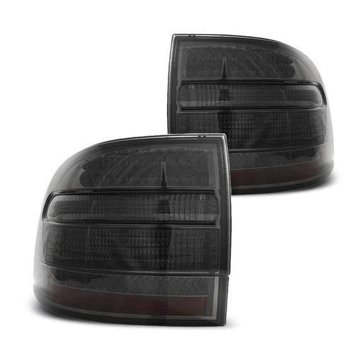 AMCP LED Lightbar Rear Lights Tail Lamps PORSCHE CAYENNE 9PA 02-06 Black LHD