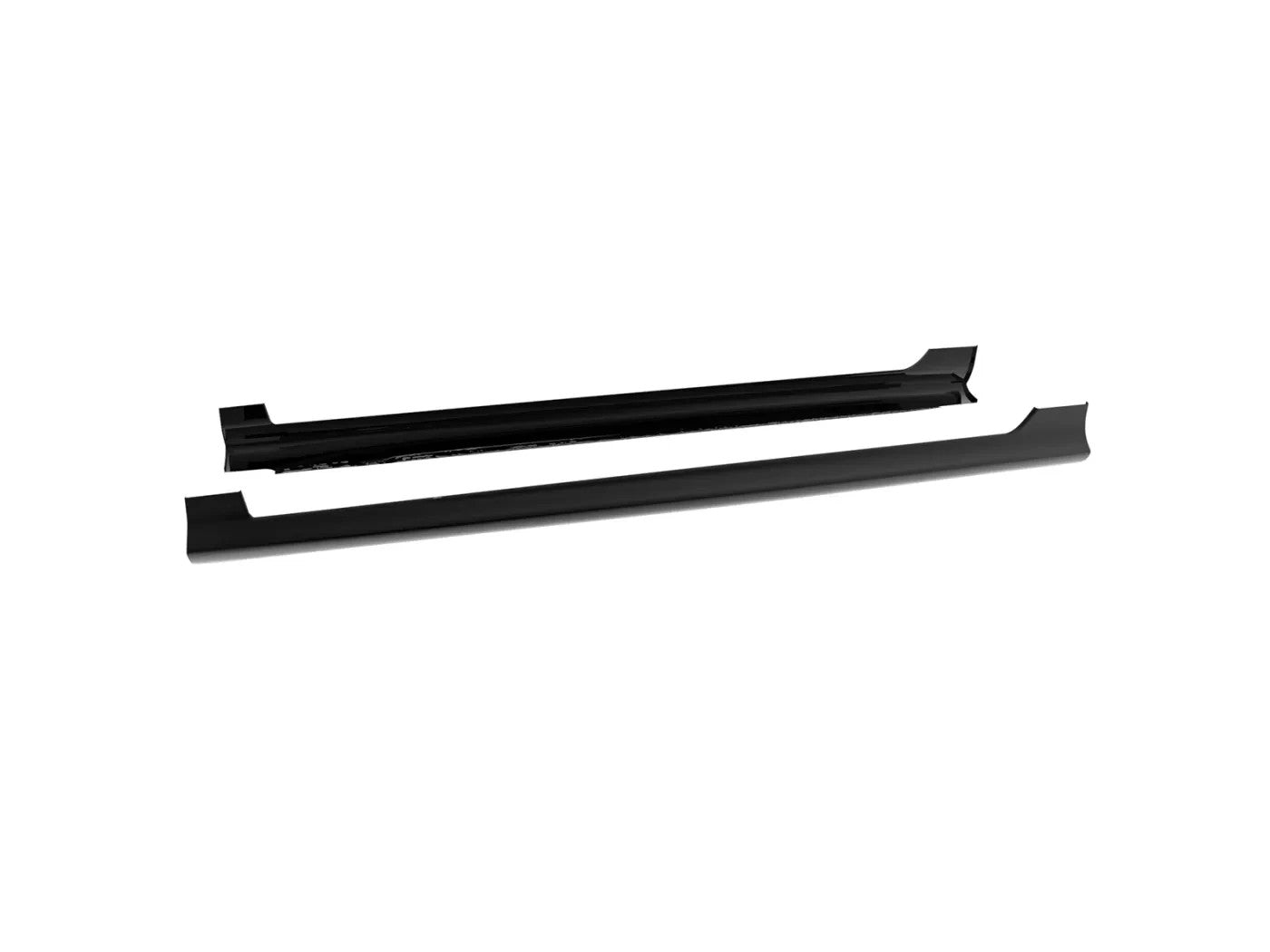 Motordrome Side Skirts Extensions Styling Audi A3 8P Sportback 05-12 Gloss Black