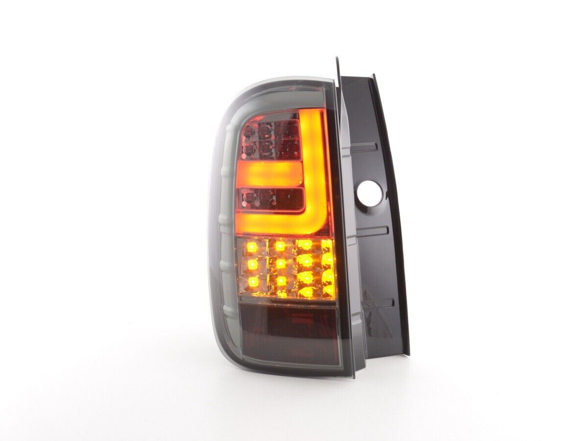FK Pair  LED DRL Lightbar Rear Lights Tail Lamps Dacia Duster 2010+ Black LHD