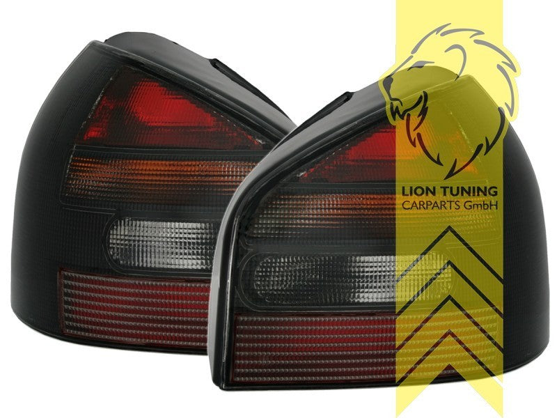 LT Pair Rear Lights Tail Lamps Audi A3 8L 96-03 black black red Halogen LHD