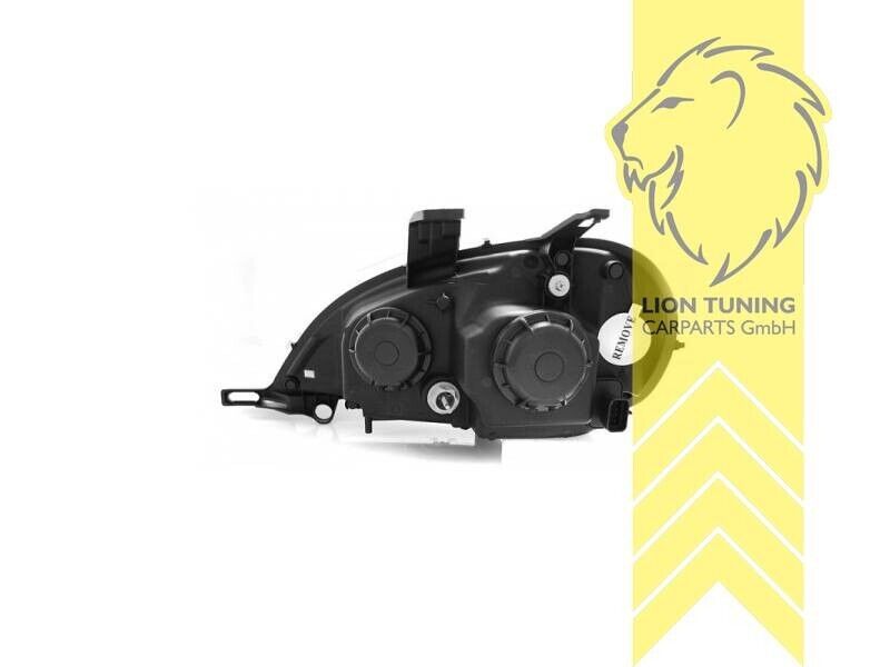 LT Pair LED DRL Lightbar Halo Headlights Mercedes W163 ML M-Class Chrome 98-01 LHD