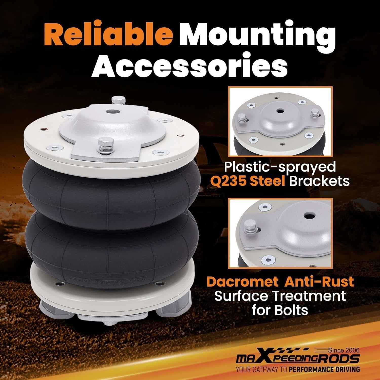 MXPR Air Suspension Kit Dual Gauge Fiat Ducato Peugeot Boxer Citroen Relay 94-24