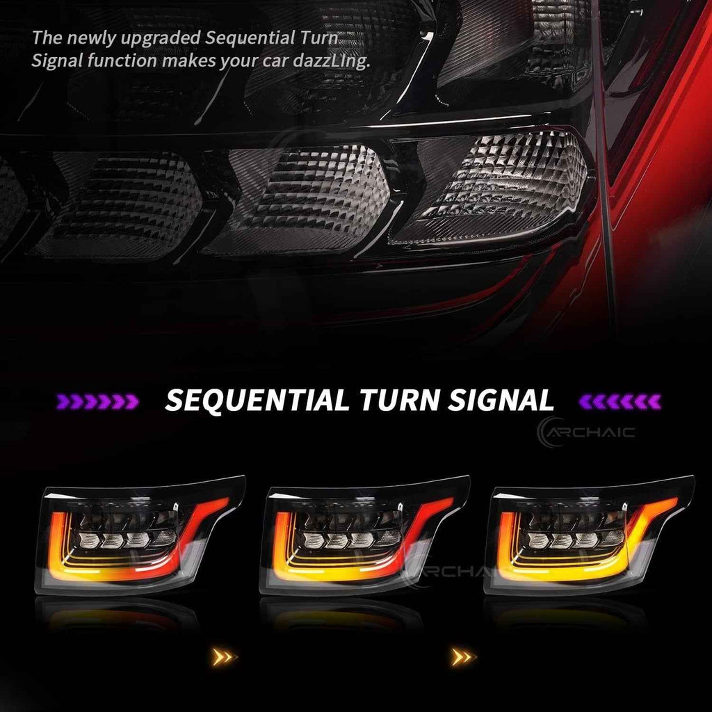 AC Pair LED DRL Rear lights Tail Lamps Range Rover Sport L494 MK2 SVR HST 13-22